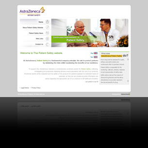 Client : Astra Zeneca<br>Project : Website & Application Development